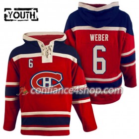 Adidas Maillot de Hockey Montreal Canadiens Shea Weber 6 Rouge Sawyer Chandails à capuchon - Enfant